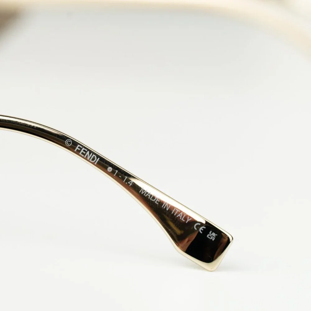 Fendi Women Sunglasses Opaline Pink Brown Oval FE40120I SHADOW 45E BRAND NEW - Picture 7 of 9